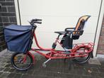 Longtail cargo fiets Bicicapace Justlong +slot +kinderstoel, Fietsen en Brommers, Fietsen | Bakfietsen, Gebruikt, Elektrisch, 1 kind