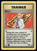 Blaine 100/132 - Gym Challenge (1st edition), Envoi, Utilisé