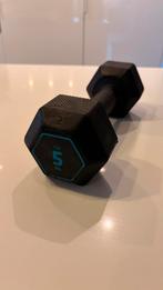 Dumbbell 5kg, Sport en Fitness, Ophalen, Zo goed als nieuw, Dumbbell