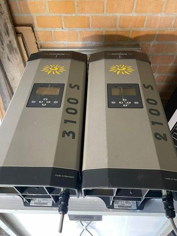 omvormer + zonnepanelen, Enlèvement, Utilisé, Système complet, 100 à 200 watts-crêtes