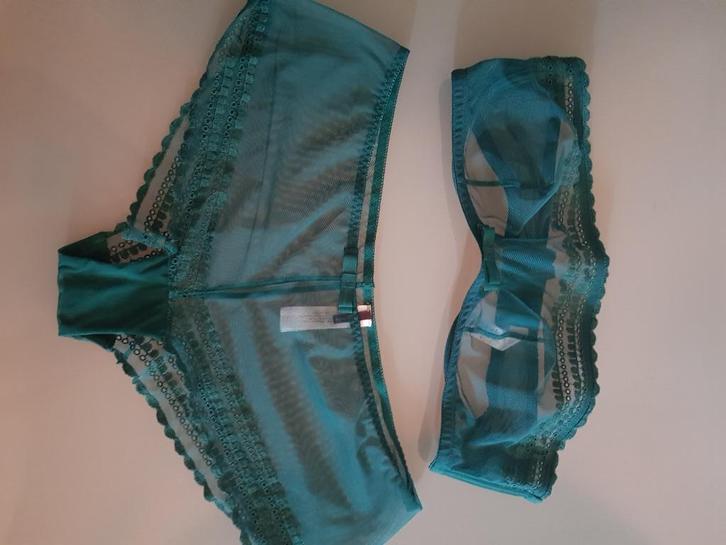 3 lingeriesetjes (Princesse tam-tam, ...), Kleding | Dames, Ondergoed en Lingerie, Setje, Groen, Ophalen of Verzenden