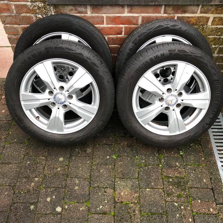 Jantes Mercedes Classe A Avantgarde W169 16 pouces 195 55 16, Autos : Pièces & Accessoires, Pneus & Jantes, Jante(s), Pneus été