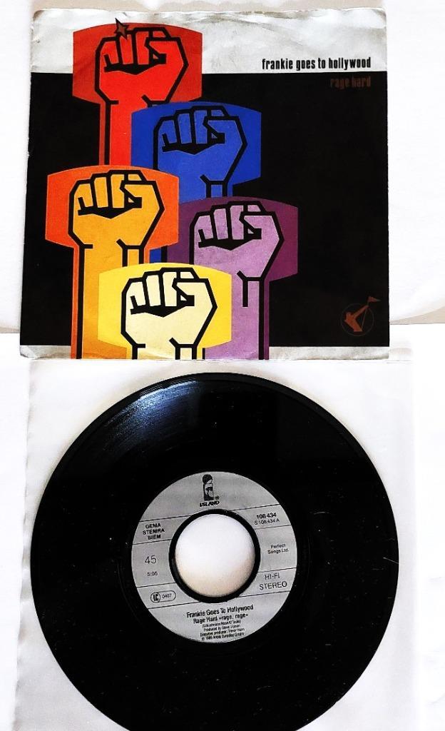 Frankie Goes To Hollywood – Rage Hard (1986), CD & DVD, Vinyles Singles, Single, Pop, 7 pouces, Enlèvement ou Envoi