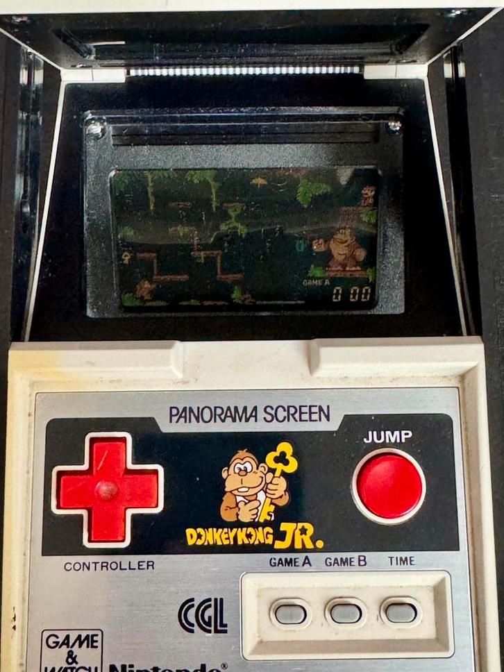 Nintendo Game & Watch Donkey Kong Jr Panorama Screen 1983, Games en Spelcomputers, Spelcomputers | Overige, Gebruikt, Ophalen of Verzenden
