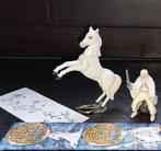 Seigneur des Anneaux 3 hors série Gandalf et cheval Grispoil, Comme neuf, Figurines en plastique dur, Enlèvement ou Envoi
