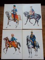 Ansichtkaarten - Militaire uniformen, Verzamelen, Ophalen of Verzenden, Ongelopen, Politiek en Historie