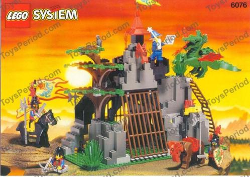 LEGO Castle Dragon Knights 6076 Dark Dragon's Den TOPSTAAT, Enfants & Bébés, Jouets | Duplo & Lego, Comme neuf, Lego, Ensemble complet