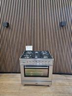 Luxe Rvs Boretti Fornuis 80 cm breed (Gratis bezorgen), 60 cm of meer, Ophalen of Verzenden, Zo goed als nieuw, Energieklasse A of zuiniger