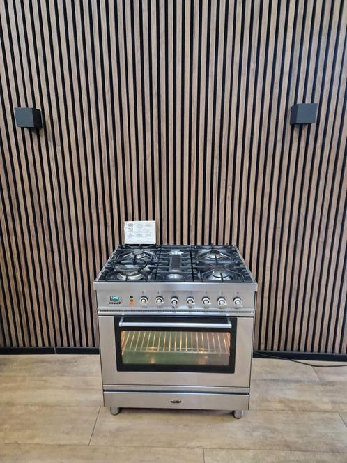 Luxe Rvs Boretti Fornuis 80 cm breed (Gratis bezorgen), Elektronische apparatuur, Fornuizen, Zo goed als nieuw, Vrijstaand, Gas