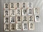22 oude prenten chromos voetballers Belgian chewing gum, Collections, Enlèvement ou Envoi, Utilisé