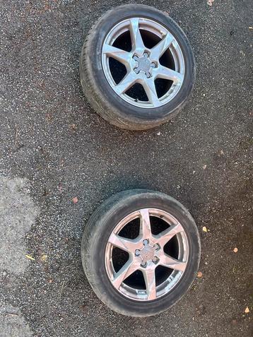 Audi 4x Banden Met Velgen  225 / 50 R17  94y In goede staat  beschikbaar voor biedingen