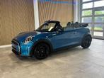 Mini Cooper cabrio aut-dab-applecarplay-sfeerverlichting, Auto's, 4 zetels, Cabriolet, Blauw, 3 cilinders