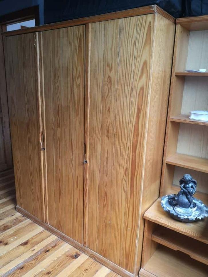 Ensemble complet mobilier chambre – bois clair assorti, Huis en Inrichting, Slaapkamer | Complete slaapkamers, Gebruikt, Eenpersoons