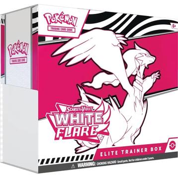 Pokemon Scarlet & Violet: White Flare Elite Trainer Box ENG beschikbaar voor biedingen