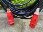 VERLENGKABEL 37 m 4 polig CEE, Ophalen, 6 tot 10 bar, 400 tot 800 liter/min, Zo goed als nieuw