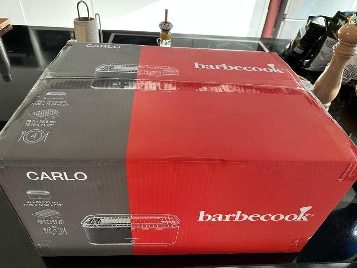 Barbecook Carlo - de perfecte reis- / tafel- barbecue - bbq, Tuin en Terras, Houtskoolbarbecues, Nieuw, Ophalen