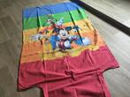 Flanel disney overtrek ( 140X200), Kinderen en Baby's, Ophalen of Verzenden, Zo goed als nieuw, Jongetje, Deken of Dekbed
