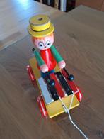 Trekauto met clown; trommelt, Ophalen of Verzenden, Zo goed als nieuw