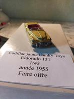 Gele Cadillac jaar 1955, Ophalen of Verzenden, Gebruikt, Auto, Dinky Toys