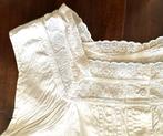 Robe de nuit brodée à la main, début 20eme s, Blanc, Vêtements de nuit