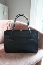 sac noir vintage en cuir pour dame, Comme neuf, Noir, Sac à main, Enlèvement ou Envoi