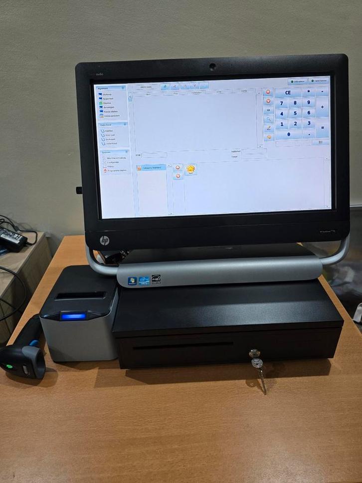Kassasysteem HP met kassalade en printer, Zakelijke goederen, Kantoor en Winkelinrichting | Kassa's en Betaalsystemen, Ophalen