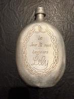 Gegraveerde veldfles krijgsgevangenkamp WOII, Enlèvement ou Envoi