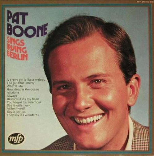 LP- Pat Boone- Sings Irving Berlin, Cd's en Dvd's, Vinyl | Pop, Ophalen of Verzenden