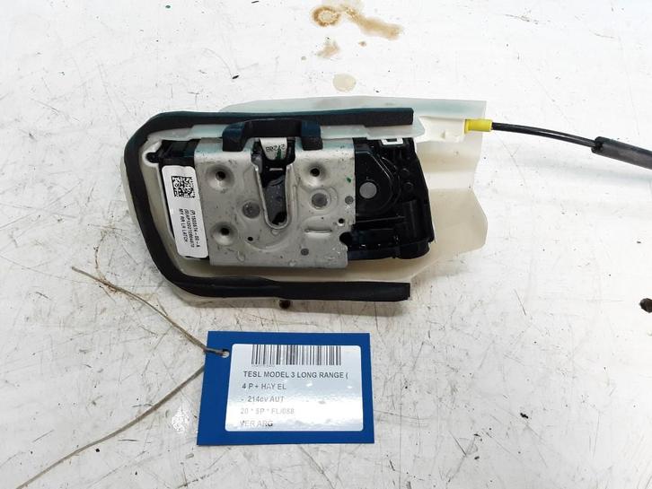 PORTIERSLOT LINKS ACHTER Tesla Model 3 (AP120272B04870), Auto-onderdelen, Carrosserie, Overige automerken, Achter, Links, Gebruikt