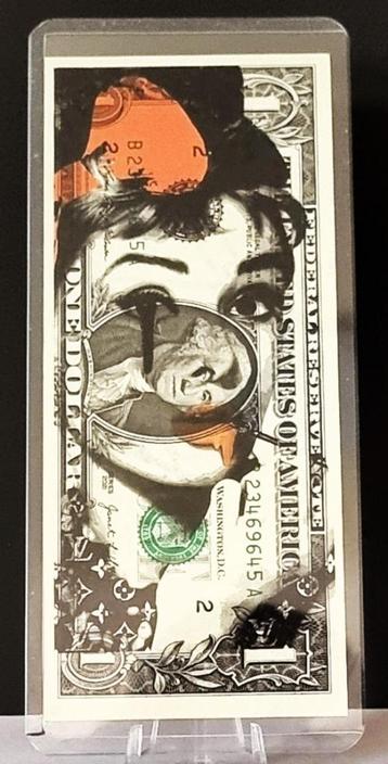 Audrey Hepburn - 1 Dollar - Death NYC - Pop art - A/P beschikbaar voor biedingen