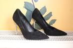 CHAUSSURES !!! Escarpins velours noir (38), Ophalen of Verzenden, Zo goed als nieuw, Zwart, Pumps