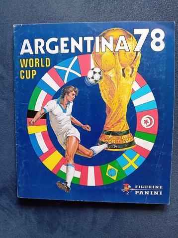 panini stickerboek WK Argentinië 78 beschikbaar voor biedingen