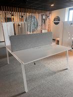 Bureau double avec prises de courant et ports USB, Maison & Meubles, Bureaux, Enlèvement, Électrique, Comme neuf, Bureau