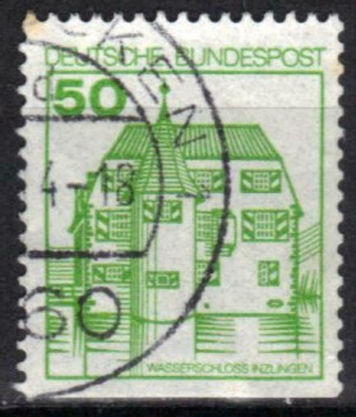 Duitsland Bundespost 1979-1980 - Yvert 877b - Kastelen (ST), Postzegels en Munten, Postzegels | Europa | Duitsland, Verzenden