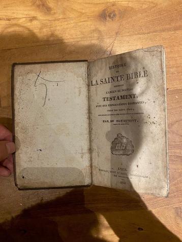 Histoire de la Saint Bible, 1843, par De Royaumont disponible aux enchères