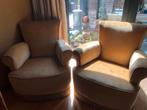 2 gezellige vintage zeteltjes, okergeel, Huis en Inrichting, Ophalen, Gebruikt, Eenpersoons, Vintage