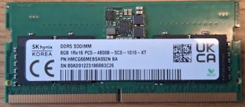 DDR5 SODIMM pour ordinateur portable 2x8 Go 4800 Mhz, Comme neuf, Enlèvement, DDR5, Laptop