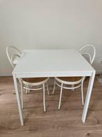Uitschuifbare tafel wit ikea, Huis en Inrichting, Tafels | Eettafels, Ophalen, Zo goed als nieuw