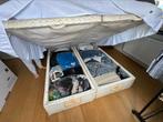 Lit coffre 180x200, Ophalen, Overige materialen, Gebruikt, Wit