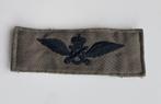 Ailes noires brodées 10 cm x 3,5 cm pilote aviation belge, Verzamelen, Luchtvaart en Vliegtuigspotten, Ophalen of Verzenden, Nieuw