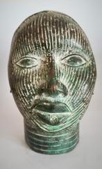 Oud bronzen Ifé oba hoofd, Antiek en Kunst, Ophalen of Verzenden, Brons