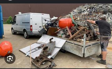 Oud ijzer ophalen aan huis, Doe-het-zelf en Bouw, Metalen, Ophalen of Verzenden, Gebruikt, IJzer