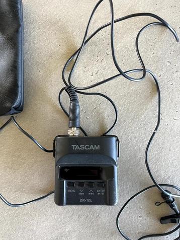 Tascam DR-10L Pro digitale audiorecorder en lavalier combo beschikbaar voor biedingen