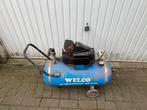 Welco compressor, Doe-het-zelf en Bouw, Compressors, 25 tot 100 liter, Ophalen, Gebruikt, 6 tot 10 bar