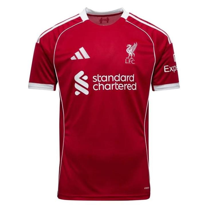 Liverpool FC 2025/2026 thuisshirt, Sport en Fitness, Voetbal, Zo goed als nieuw, Shirt, Verzenden