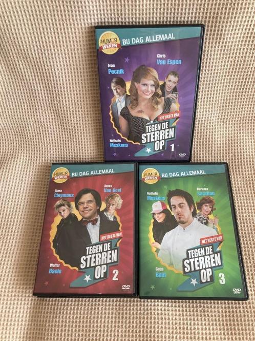 Het beste van Tegen de sterren op 1 , 2, 3 DVD Humor weken, Cd's en Dvd's, Dvd's | Cabaret en Sketches, Zo goed als nieuw, Tv-programma of Sketches