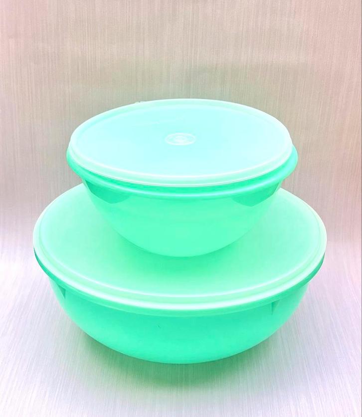Tupperware Vintage Wonderlier Bowl en Fix-N-Mix grote kommen, Huis en Inrichting, Keuken | Tupperware, Zo goed als nieuw, Schaal
