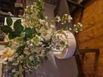 Boch oud lampetstel +kunststof bloemen €35, Antiek en Kunst, Ophalen of Verzenden