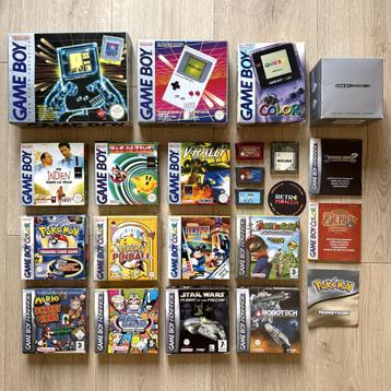Nintendo Game Boy-consoles + spellen beschikbaar voor biedingen