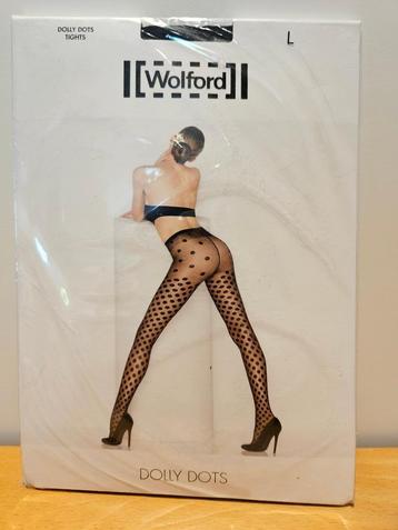 Collant Dolly Dots Wolford, noir, taille L